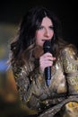 Laura Pausini during the live concert