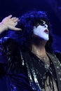 Kiss , Paul Stanley during the concert