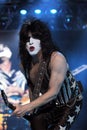 Kiss , Paul Stanley during the concert Royalty Free Stock Photo