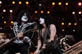 Kiss , Paul Stanley and Tommy Thayer  during the concert Royalty Free Stock Photo