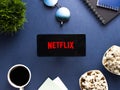 Assam, india - April 20, 2020 : Netflix , best side for films, web series and documentary.