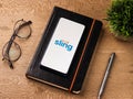 Assam, india - December 20, 2020 : Sling logo on phone screen stock image. Royalty Free Stock Photo