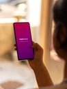 Assam, india - July 9, 2020 : Firefox focus a privacy browser.