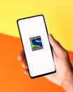 Assam, india - June 21, 2021 : Sony Entertainment tv logo on phone screen stock image.