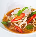 Assam laksa, malaysian food Royalty Free Stock Photo