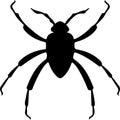 assassinbug Black Silhouette Generative Ai Royalty Free Stock Photo