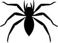 assassinbug Black Silhouette Generative Ai Royalty Free Stock Photo