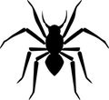 assassinbug Black Silhouette Generative Ai Royalty Free Stock Photo