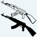 Assault rifle ak47 Royalty Free Stock Photo