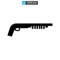 Assault rifle icon or logo isolated sign symbol vector illustration Royalty Free Stock Photo
