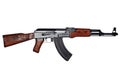 Assault rifle on white background Royalty Free Stock Photo