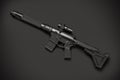 Assault semi-automatic rifle Royalty Free Stock Photo