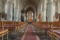 Asse, Flemish Brabant Region, Belgium - Gothic interior of the Saint Martin church