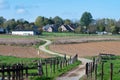 Asse ter Heide, Flemish Brabant - Walking trail through the fields at the Flemish countryisde