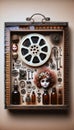 Assemblage is an artistic form or medium that uses found objects, but is not limited to these materials