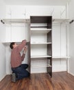 Assembling closet