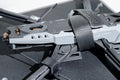 assembling FPV drone workshop technology close up element object concept Royalty Free Stock Photo