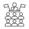 Assembly Half Glyph Style vector icon which can easily modify or edit