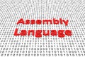 Assembly language Royalty Free Stock Photo