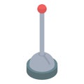 Assembly line handle icon, isometric style