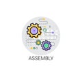 Assembly Machinery Industrial Automation Industry Production Icon