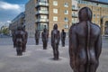 Group sculpture in the Woolwich Arsenal by Peter Burke