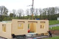 Assembly of a prefabricated house2