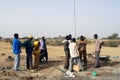 Assembly of a pump in Burkina Faso