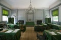 The Assembly Room where Declaration of Independence and U.S. Constitution were signed in Independence Hall, Philadelphia Royalty Free Stock Photo