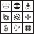 Assembly stylish black and white icons India