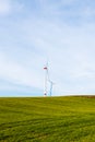 Assembly of wind turbines