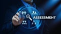 Assessment Analysis Evaluation Measure Business Analytics Technology concept Royalty Free Stock Photo