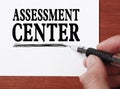 Assessment center Royalty Free Stock Photo