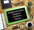 Assessment Center Design and Facilitation Service Concept. 3D.