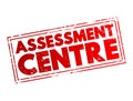 Assessment Centre - process where candidates are examined to determine their suitability for specific types of employment, text