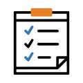 Assessment, clip board, report, checklist icon