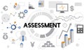 Assessment Evaluation Analysis Management Report Concept