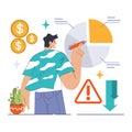 Asset Allocation concept. Flat vector illustration