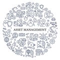 Asset management circle poster