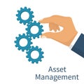 Asset management concept Royalty Free Stock Photo