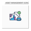 Asset value color icon