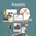 Assets Accounting Money Financial Concept Royalty Free Stock Photo