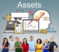 Assets Accounting Money Financial Concept Royalty Free Stock Photo