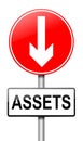 Assets concept. Royalty Free Stock Photo