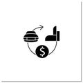 Assets expected life cycle glyph icon