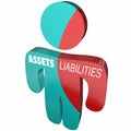 Assets Liabilities Company Business Person Royalty Free Stock Photo