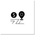 Assets location glyph icon