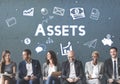 Assets Property Holdings Goods Capital Budget Concept Royalty Free Stock Photo