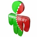 Assets Vs Debt Money Owed Obligation Split Finances