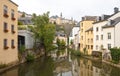 assic view of the famous old town of Luxembourg City Royalty Free Stock Photo